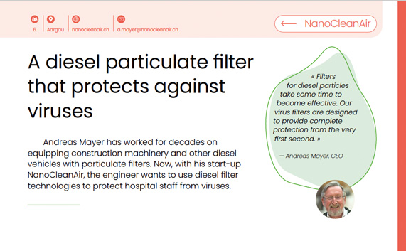 NanoCleanAir (NCA) Firmenportrait